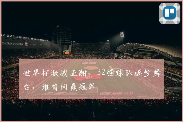 世界杯激战正酣，32强球队逐梦舞台，谁将问鼎冠军